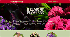 Desktop Screenshot of belmontflowers.ca