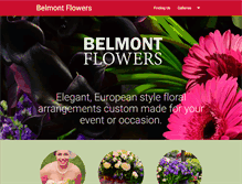 Tablet Screenshot of belmontflowers.ca